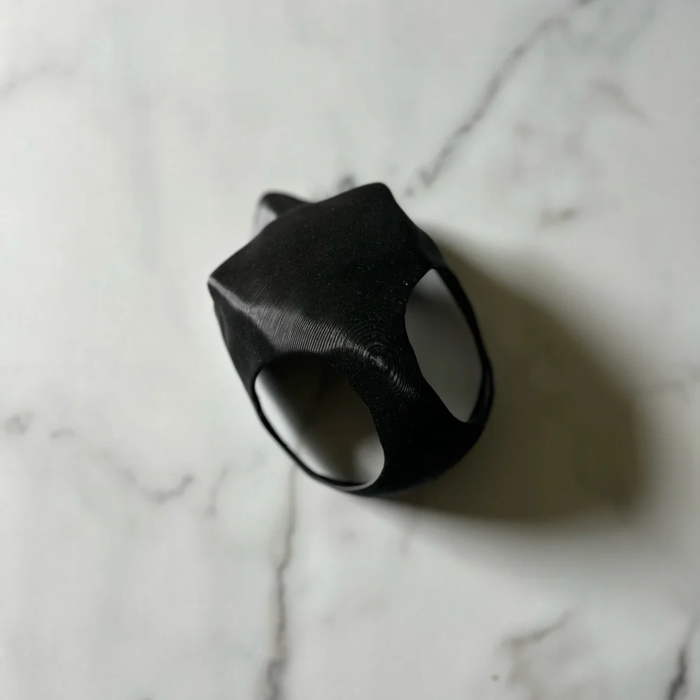Black Satin Eye Mask